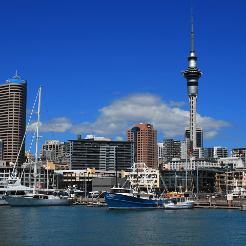 City waterfront. Auckland